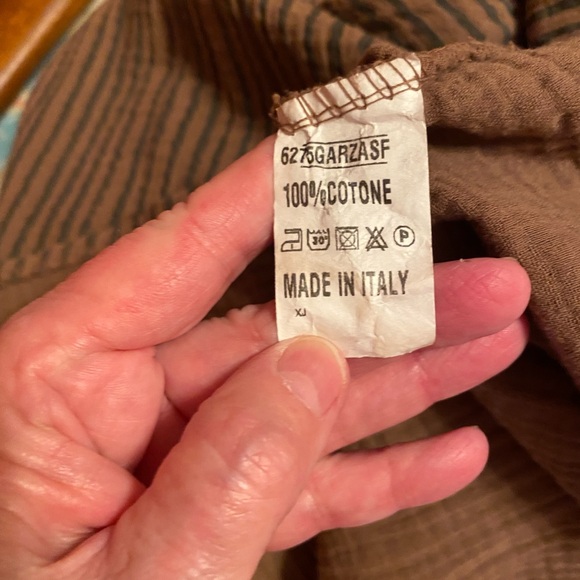 Made in Italy brown/black hi/lo tunic. - Picture 4 of 4